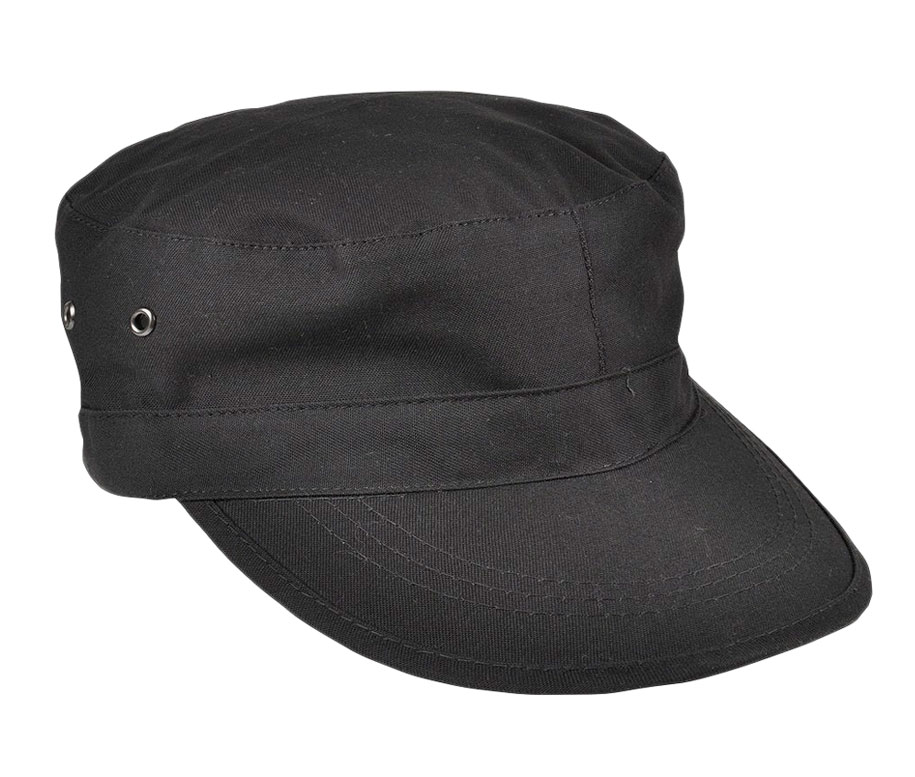 Czapka polowa czarna twill